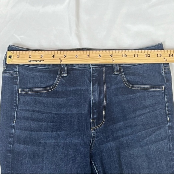 American Eagle Jeans Womens Size 6 360 Super Stretch High Rise Jegging Blue - Picture 10 of 12
